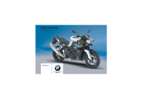 BMW K1200 R - Owners manual EN 2007 